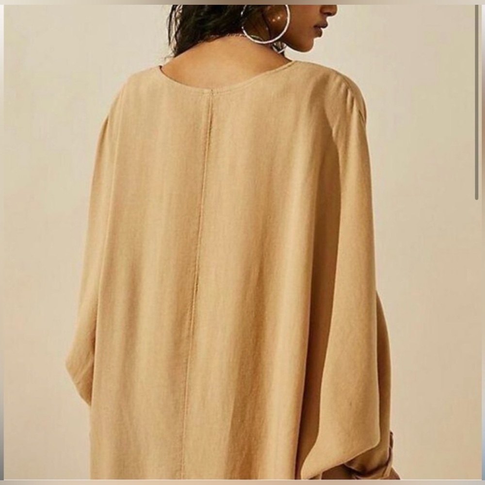 NWT. Free People Est What A Statement Tunic. Size XS. Oversized P2P 20” (fit M) - Picture 2 of 9